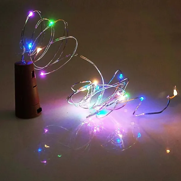 5pcs String Led Wine Bottle with Cork 2M 20 LEDs Bottle Lights Battery Cork for Party Wedding Christmas Halloween Bar Decor