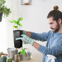 20Pcs Tall Tree Pots,Plastic Deep Nursery Treepots, Seedling Flower Plant Container Pots for Indoor Outdoor Garden Plants