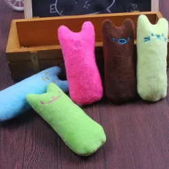 2pcs Teeth Grinding Catnip Toys Funny Interactive Plush Cat Toy Pet Kitten Chewing Vocal Toy Claws Thumb Bite Cat mint For Cats hot