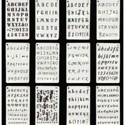 12pcs Templates Stencil Set, Reusable Craft Stencils, Mandala Stencils, Laser Cutting Painting Stencils For DIY Painting Art Scrapbook, Wood, Paper, Furniture, Door, Floor Wall