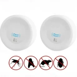 2PCS Ultrasonic Pest Repellers – Indoor Electronic Insect Control Device for Cockroaches, Spiders, Ants, and Mice, Ideal for Home or Garage