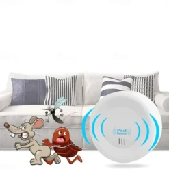 2PCS Ultrasonic Pest Repellers – Indoor Electronic Insect Control Device for Cockroaches, Spiders, Ants, and Mice, Ideal for Home or Garage