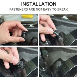 190Pcs Universal Plastic Fender Trim Panel Clips Set Bumper Fasteners Push Pin Rivets Auto Body Retainer Kit Car Replacement