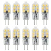 10pcs 3W Bi-pin LED Lights Bulbs G4 T12 200-300lm Beads SMD 2835 Landscape Halogen Bulb Replacement Warm Cold White 12V