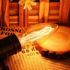 10pcs 40W Edison Vintage Incandescent Light Bulb Dimmable E14 C35 Antique Filament Amber Warm White for Chandelier Light 220-240V