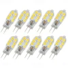10pcs 2W G4 LED Bulb SMD2835 12leds Bi-Pin Base 20W Halogen Bulb Equivalent AC/DC 12 Volt Warm White White 3000K 6000k 360 Degree
