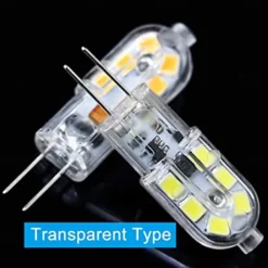 10pcs 2W G4 LED Bulb SMD2835 12leds Bi-Pin Base 20W Halogen Bulb Equivalent AC/DC 12 Volt Warm White White 3000K 6000k 360 Degree