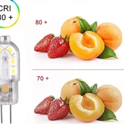 10pcs 2W G4 LED Bulb SMD2835 12leds Bi-Pin Base 20W Halogen Bulb Equivalent AC/DC 12 Volt Warm White White 3000K 6000k 360 Degree