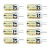 10pcs 2.5W LED Bi-pin Corn Lights Bulbs 260lm Dimmable G4 SMD2835 Landscape 25W Halogen Bulb Replacement Warm Cold White AC12V DC12V AC220V