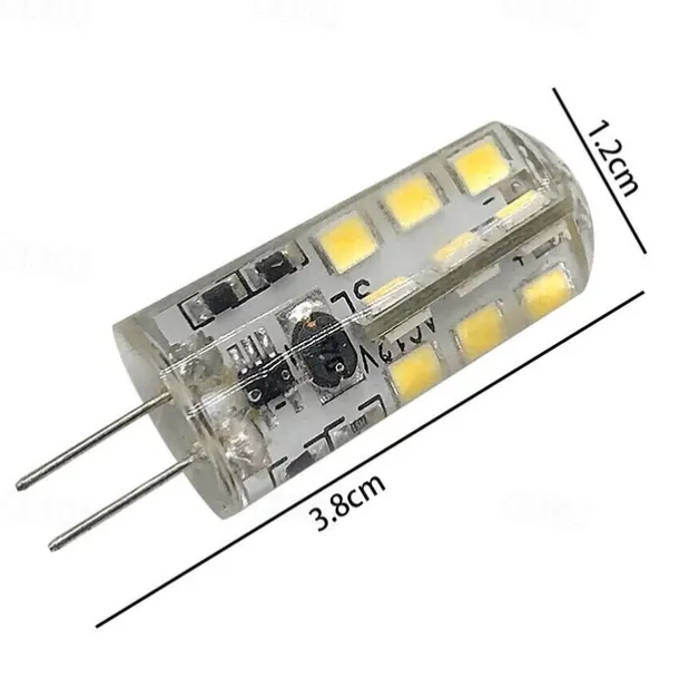 10pcs 2.5W LED Bi-pin Corn Lights Bulbs 260lm Dimmable G4 SMD2835 Landscape 25W Halogen Bulb Replacement Warm Cold White AC12V DC12V AC220V