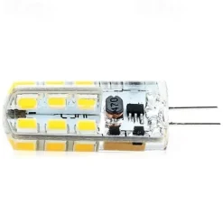 10pcs 2.5W LED Bi-pin Corn Lights Bulbs 260lm Dimmable G4 SMD2835 Landscape 25W Halogen Bulb Replacement Warm Cold White AC12V DC12V AC220V