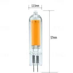 6PCS 3.5W LED Bi-pin Lights 300 lm G9 /G4 T 1 LED Beads COB Warm White /White Dimmable 220-240 V