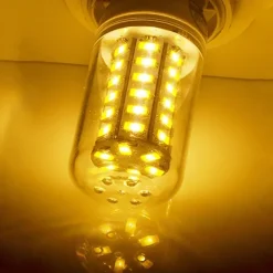10pcs 10W LED Corn Light Bulb 1000lm G9 B22 E12 E14 E26 E27 GU10 69 LED SMD5730 100W Equivalent Bulb Chandelier Candle Warm White 220V 110V