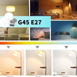 10/12pcs 6W LED Globe Bulbs 550 lm E14 G45 20 LED Beads SMD 2835 Warm White Cold White Natural White 220-240V