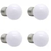 4pcs 1W LED Globe Bulbs E26/E27 G45, 90-120LM, 12 SMD 2835 Beads Warm White/Natural White/White 220-240V