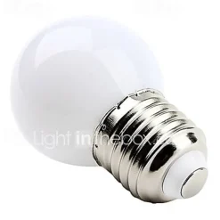 4pcs 1W LED Globe Bulbs E26/E27 G45, 90-120LM, 12 SMD 2835 Beads Warm White/Natural White/White 220-240V