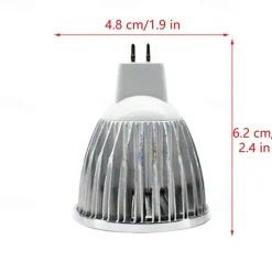 9pcs 9W LED Light Bulb Spotlight 900lm MR16 COB Dimmable Warm White White Daylight Track Lighting (90W Halogen Equivalent)