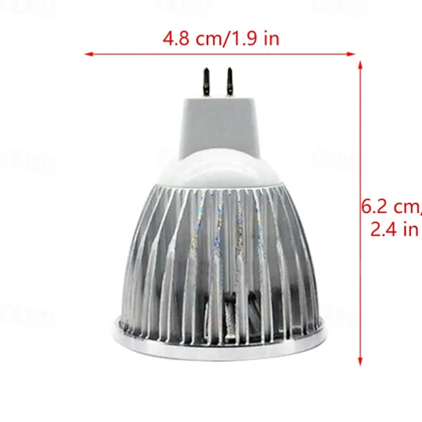 9pcs 9W LED Light Bulb Spotlight 900lm MR16 COB Dimmable Warm White White Daylight Track Lighting (90W Halogen Equivalent)