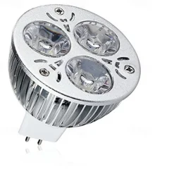 10pcs 9W LED Light Bulb Spotlight 900lm MR16 3 LED Beads LED Decorative Warm Cold White for Landscape Recessed Track Lighting AC12V 90W Halogen Equivalent