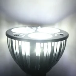 10pcs 9W LED Light Bulb Spotlight 900lm MR16 3 LED Beads LED Decorative Warm Cold White for Landscape Recessed Track Lighting AC12V 90W Halogen Equivalent