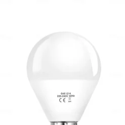 6pcs 6W LED Light Globe Bulbs Ceiling Fan Light Bulbs 550lm E14 G45 20LED SMD 2835 60W Halogen Equivalent Warm Cold White 220-240V