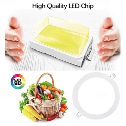 1pcs 12W Led Pancel Light LED Downlight Recessed Round LED Ceiling Lamp AC 110V 220V Led Bulb Bedroom Kitchen Indoor LED Spot Lighting