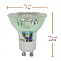 10pcs 5W LED Spotlight Light Bulb 500lm GU10 COB Dimmable Decorative Warm Cold White 50W Halogen Equivalent 220-240V