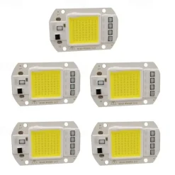 5pcs 50W 220V DIY COB LED Chip Bulb Bead for Flood Light
