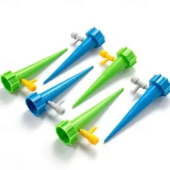 10pcs Watering Spikes Auto Drip Irrigation Watering System Dripper Spike Kits Garden Household Plant Flower Automatic Waterer Tools