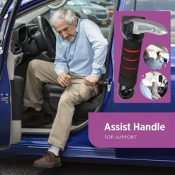 2pcs Window Breaker Portable Door Auxiliary Handle Multi-function Seat Belt Cutter for The Elderly