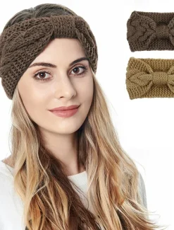 2pcs Women's Headbands Hair Band For Outdoor Daily Fabric Black Red Blue