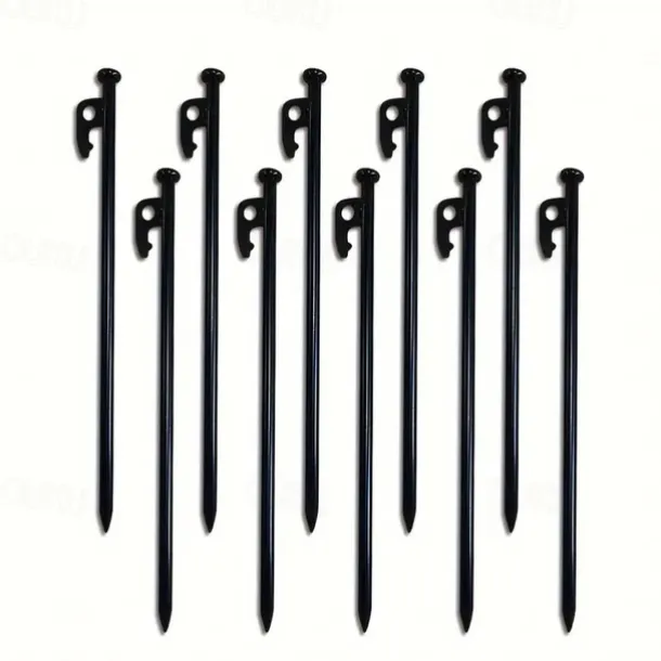 4pcs/6pcs Solid Bold Extended Outdoor Camping Nail Awning Tent Camping with Steel Nail Beach Camp Nail