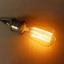 3pcs/6pcs 40W Incandescent Vintage Edison Light Bulb E27 Dimmable Retro Lamp ST58 Decorative for Home Living Room, Bedroom and Dining Room