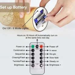 3pcs/Set Acylinder Flameless Candles With Remote, Embedded String Lights & Timer - Perfect for Halloween Decor & Home Decor