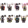 8PCS/Set Anime Mini Action Figures Building Blocks Kanroji Mitsuri Miniature Figurines Toys