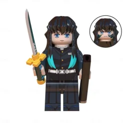 8PCS/Set Anime Mini Action Figures Building Blocks Kanroji Mitsuri Miniature Figurines Toys