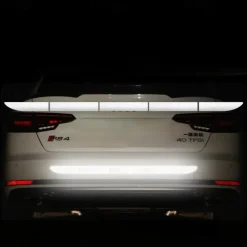 5pcs/set Car Reflective Stickers Waterproof Car Warning Sticker Reflective Tape Car Decals Stickers Car Trunk Body Auto Accessories