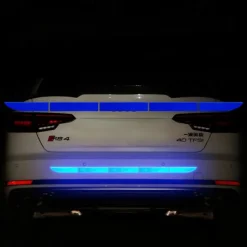 5pcs/set Car Reflective Stickers Waterproof Car Warning Sticker Reflective Tape Car Decals Stickers Car Trunk Body Auto Accessories