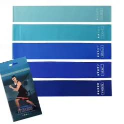 5pcs/set Different Stretch Band Resistance Tape For Exercise Workout Fitness