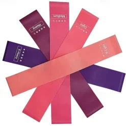 5pcs/set Different Stretch Band Resistance Tape For Exercise Workout Fitness