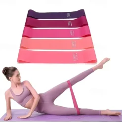 5pcs/set Different Stretch Band Resistance Tape For Exercise Workout Fitness