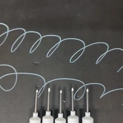 5pcs/set Extended Nib 20MM Red Black Blue White Green Ink Long Head Markers Bathroom Woodworking Decoration Metal Plastic Wood Multi-functional Write Deep Hole Marker Pens