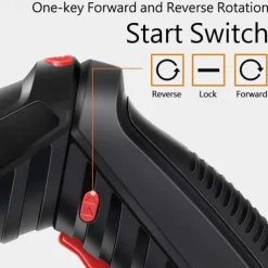 15PCS/Set Foldable Electric Screwdriver Repairing Tools Screw Tightening USB Charging With LED Lighting For Maintenance Installation