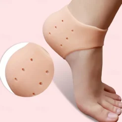 4pcs/set Heel Cups Gel Protectors, Support For Achilles Tendonitis Bone Spur Aching, Feet Relieve Pain For Man And Women