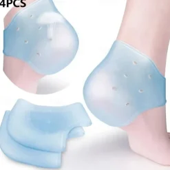 4pcs/set Heel Cups Gel Protectors, Support For Achilles Tendonitis Bone Spur Aching, Feet Relieve Pain For Man And Women