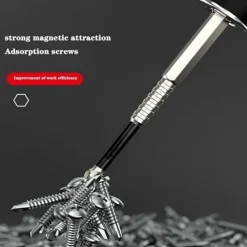 6pcs/Set High-Magnetic Screwdriver Drill Bit Set, Anti-Slip Cross Head Bits, S2 Material High-Strength PH2 Bits for Precision Screwing