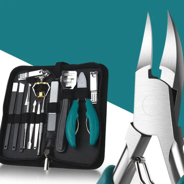 15Pcs/Set Nail Clipper Pedicure Set Nail Clipper Large Thick Nail Clipper Pedicure Clip Inflammation Nail Clipper Nail Clipper Nail Clipper