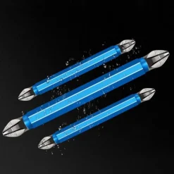 7pcs/set S2 Anti Slip Long Reach Screwdriver BitsBits Precision PH2 Single Cross Head Bits Magnetic Phillips Screwdriver Bits for 25~150mm Screw Hex Shank Screwdriver Bits