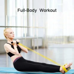 Pedal Resistance Band Sit-up Pull Rope Natural Latex Bodybuilding Expander 27.0*15.0*9.0 cm Sports Latex Home Workout Gym Pilates Strength Training Muscular Bodyweight Training Physical Therapy