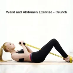 Pedal Resistance Band Sit-up Pull Rope Natural Latex Bodybuilding Expander 27.0*15.0*9.0 cm Sports Latex Home Workout Gym Pilates Strength Training Muscular Bodyweight Training Physical Therapy